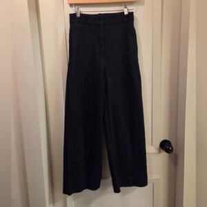 And Other Stories Wide Leg Cotton Trouser Size 26
